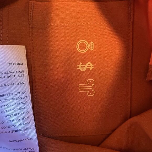 NWT Spiced Orange Figs Woman’s XXSP Jogger Scrub Pants Technical Collection - Picture 14 of 14